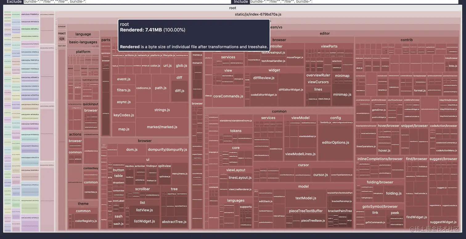 monaco-editor体积优化