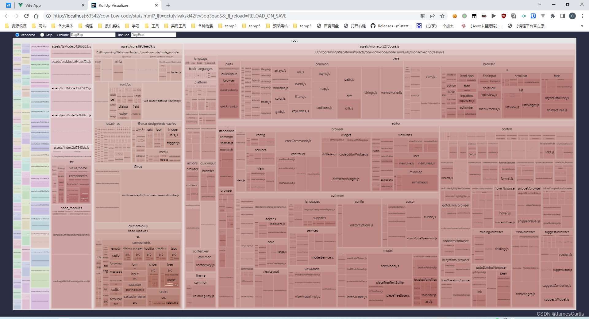 vue3 vite打包monaco-editor出现很多不需要的语言文件，打包文件很混乱。vite vue3使用monaco-editor怎么精简优化