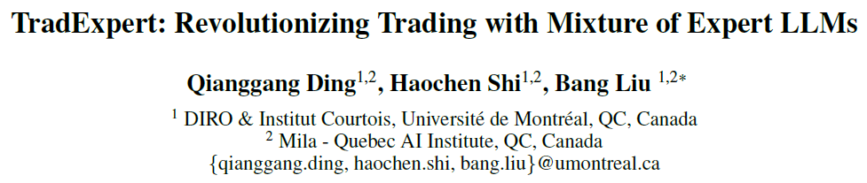 TradExpert：一种基于大型模型的股票交易新方法，实现了高达49.79%的年回报率